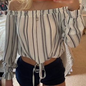 Kendall & Kylie Off the Shoulder Top